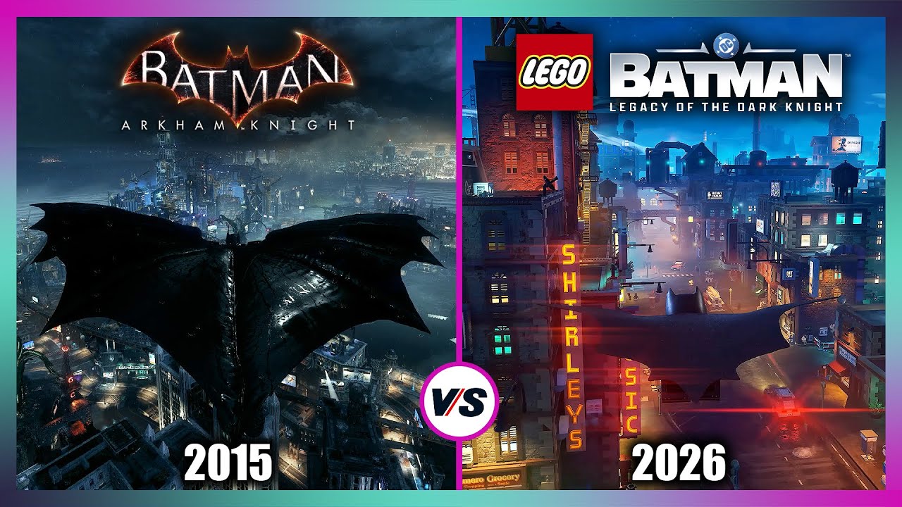 Batman Arkham Knight vs. LEGO Batman Legacy of The Dark Knight | Early Comparison