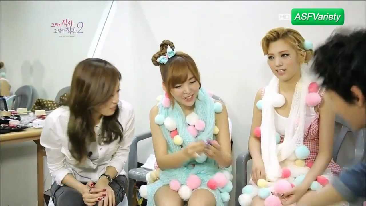 [Cut] 121006 Juyeon & Taesung - Meeting with Orange Caramel