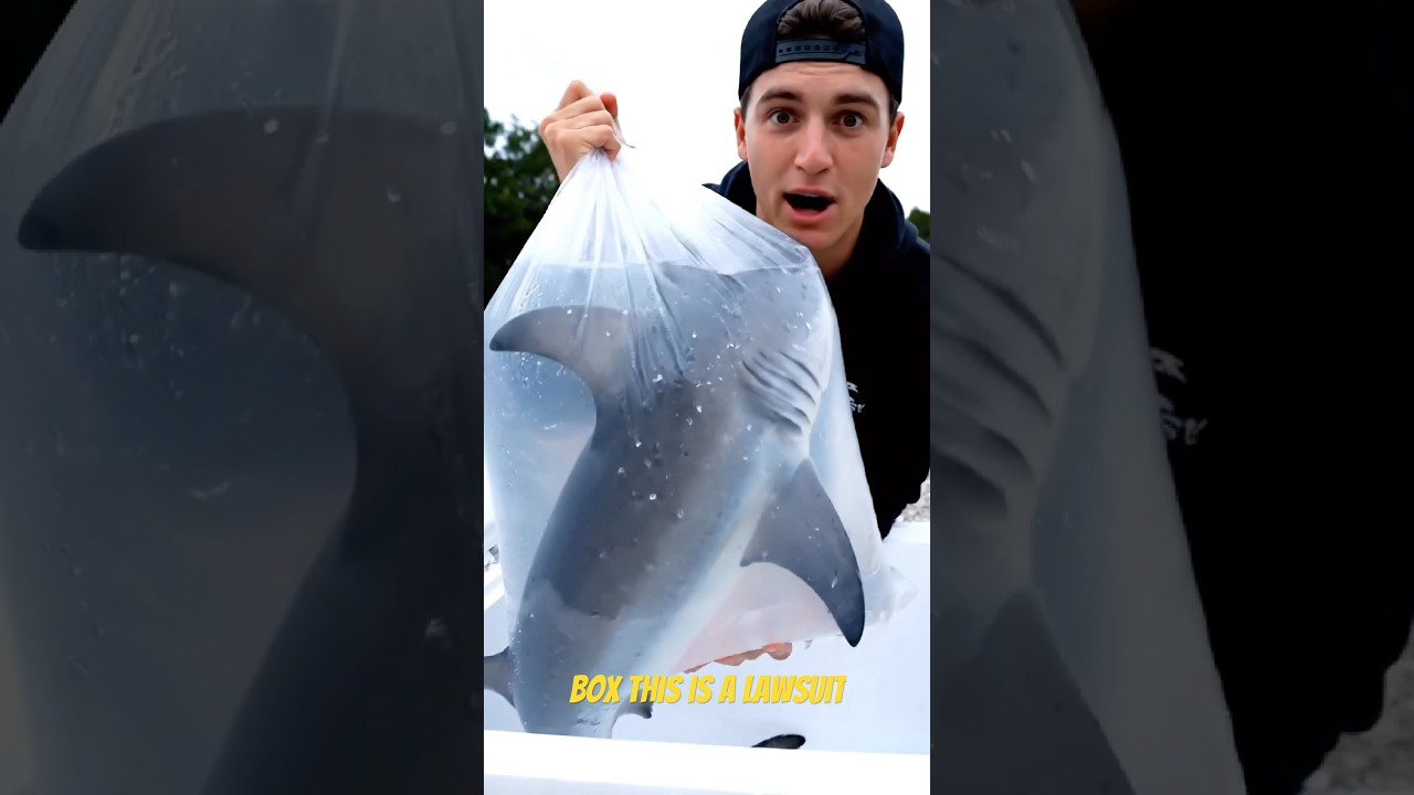 A mystery box ordered off of the web has a thresher shark inside! Would you keep it? 