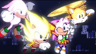 Мульт SuperHyper Squad in Sonic Forever Speedrun