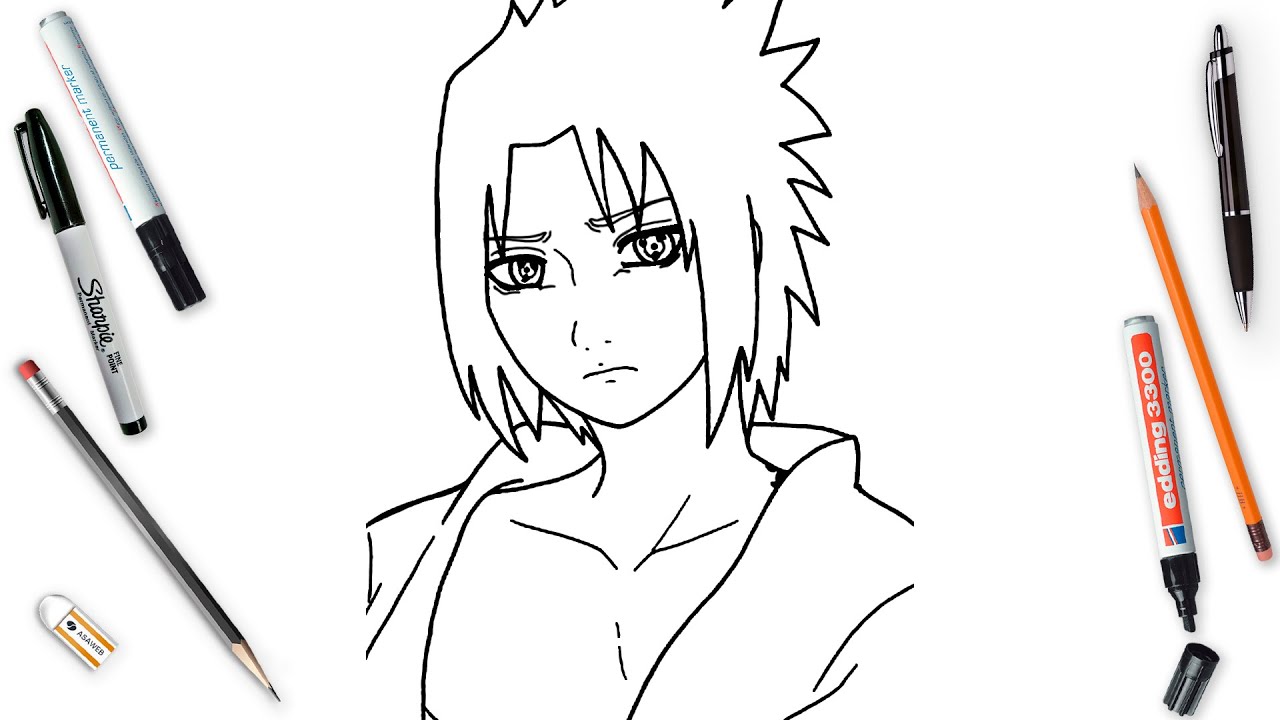 Easy Drawing Guides on X: Sasuke Uchiha from Naruto Drawing Lesson. Free  Online Drawing Tutorial for Kids. Get the Free Printable Step by Step  Drawing Instructions on  . #SasukeUchiha from #Naruto  #