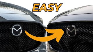 Career Overview How to Mod and Blackout the Mazda Emblem