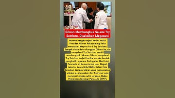 Gibran Membungkuk Salami Try Sutrisno, Disaksikan Megawati #matalokal