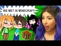 We Met In MINECRAFT! ⛏️ | Gacha Life Story Reaction