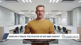 How do I track the status of my DBS check?