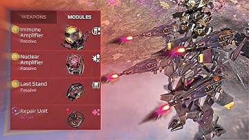 War Robots New EMP-Dash Robot NETHER Early Test Server Gameplay WR