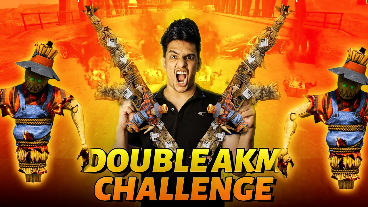 😱 Double AKM Challenge with New Level 8 Wandering Tyrant AKM in BGMI - BandookBaaz