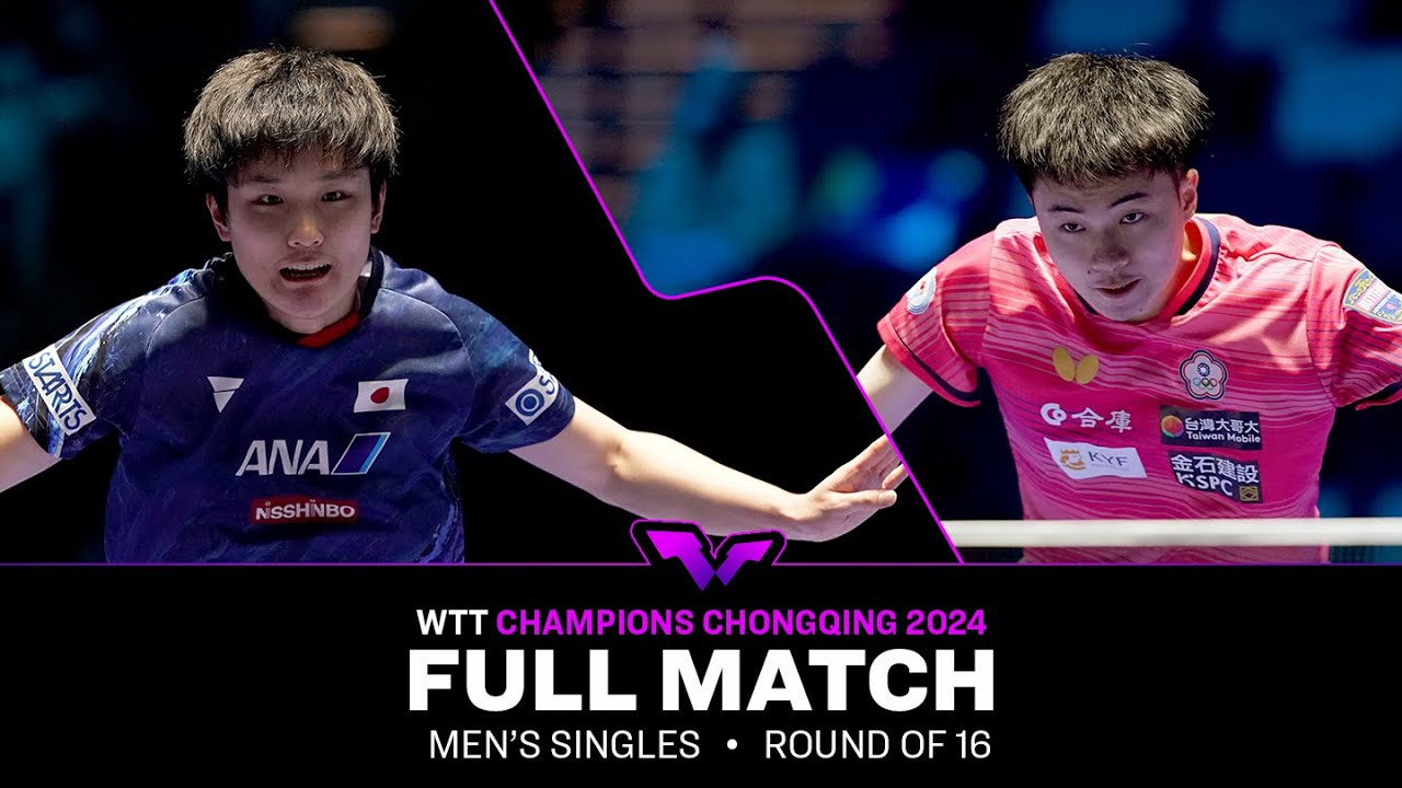 Tomokazu Harimoto vs Dimitrij Ovtcharov | MS R16 | WTT Finals Men Doha 2023