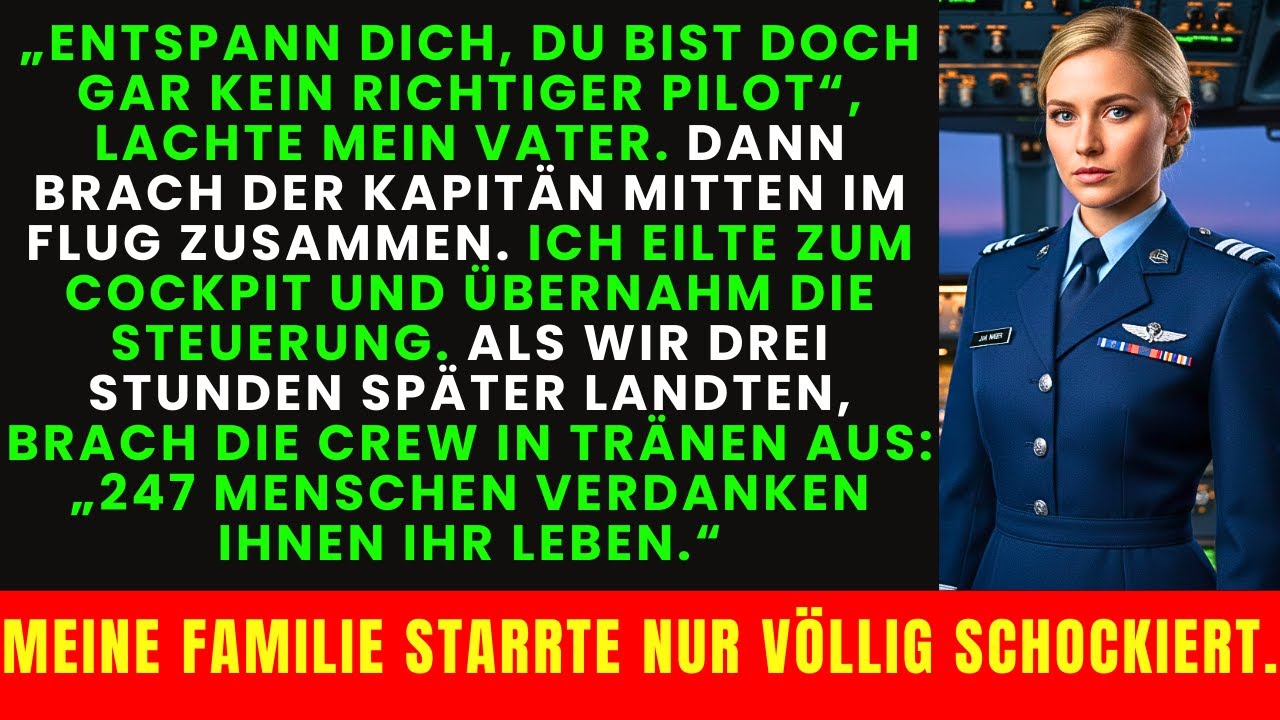 Meine Familie verspottete meine ‚Air-Force-Phase‘ – bis der Pilot ohnmächtig wurde und ich 247 Leben