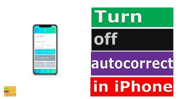 How to turn off auto correct in iPhone | iPhone predictive text