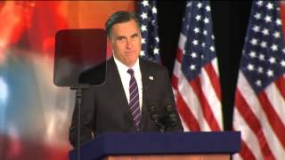 Gov. Mitt Romney graciously concedes presidential election