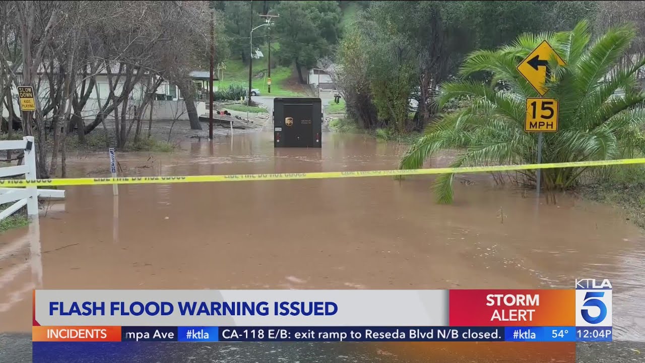 Team coverage: Another storm hits Southern California - YouTube