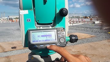 hướng dẫn sử dụng máy toàn đạc SOKIA SET 600 & LEICA TC407 kiểm tra sai số 2 máy.