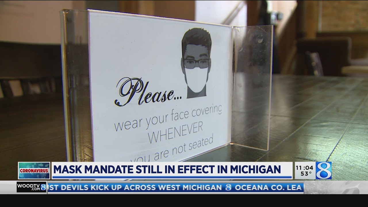 Mask mandate still in effect in Michigan - YouTube