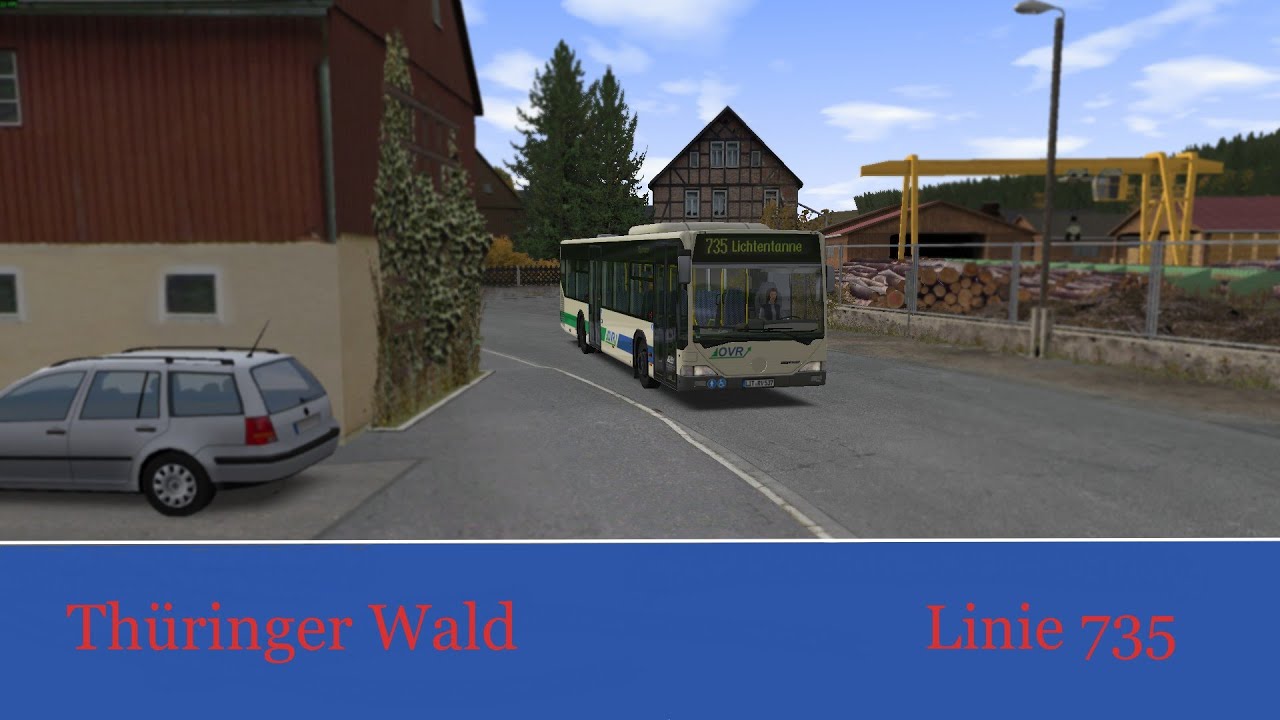 Omsi 2: Mit dem O530 durch den Thüringer Wald - Linie 735