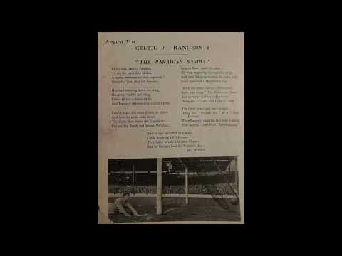 The Paradise Samba Celtic 0 Rangers 4 1955 - The Warpath Dance