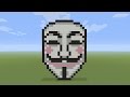 Minecraft Pixel Art - Anonymous Mask