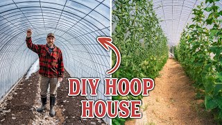 (DIY GREENHOUSE) How We Made Our Own Inexpensive Hoop House