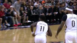 Jrue Holiday Crosses Over to a SICK, Acrobatic Reverse Lay Up 03/08/17