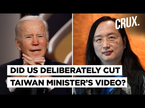 Taiwan Minister’s Video Cut At Democracy Summit Over Colour-Coded Map; Biden Wary Of Angering China?