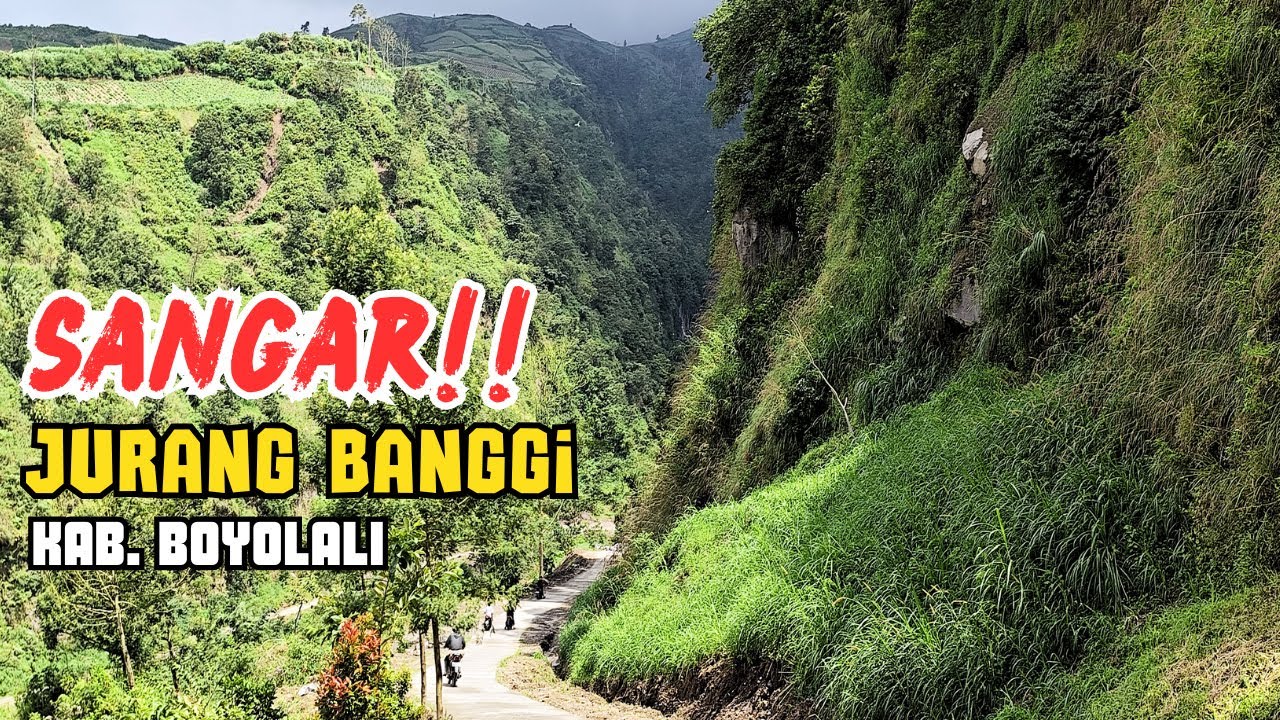 WOW!! SANGAR.. Jurang Banggi Pedesaan di Lereng Gunung Merapi Kabupaten Boyolali Jawa Tengah