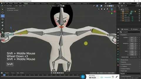 Character rigging| finger rig| eye rig |complete character 4/4 | blender tutorial