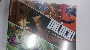 Unlock: Timeless Adventures rapid Unboxing spoiler free * AmassGames * HD escape room in a box