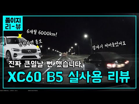 볼보 <strong>XC60</strong> B5 6개월 실사용 리뷰ㅣ할인 없는게 장점?ㅣ블랙박스 공개합니다