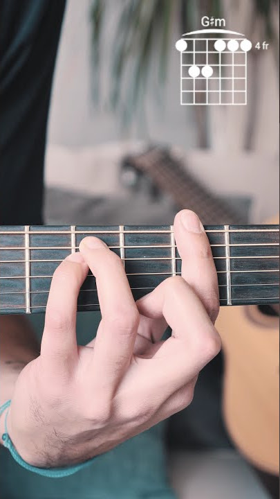 How To Play 'G#m' Guitar Chord // Beginner Guitar Chord Series #24 #Shorts