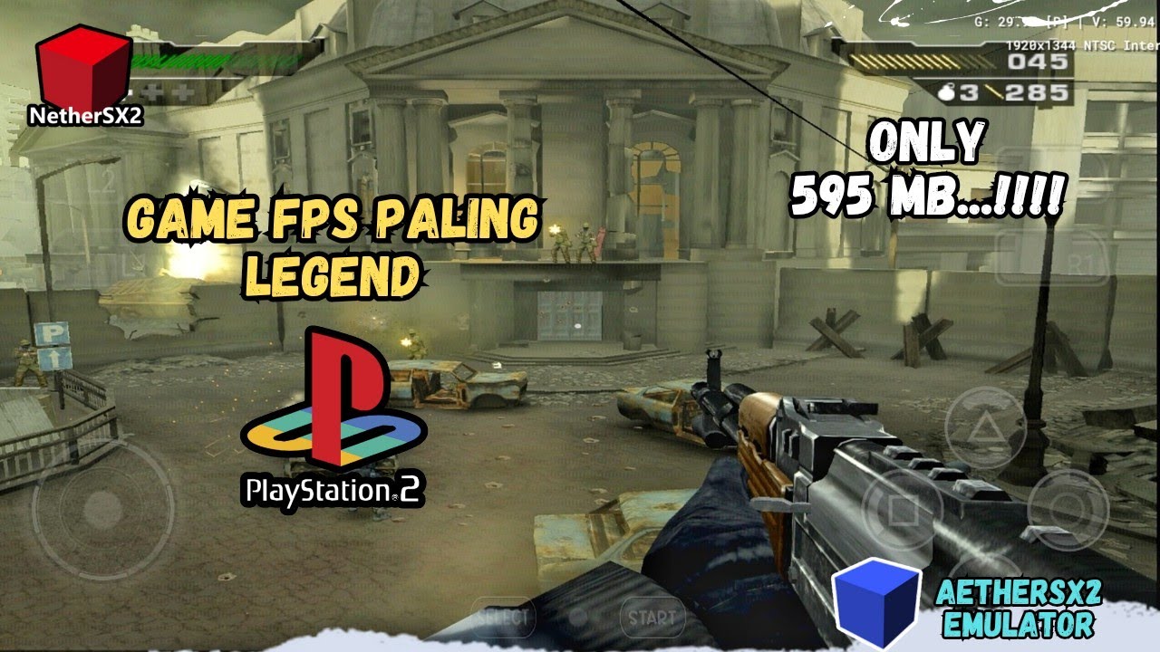 595 MB SAJA ! Game BLACK PS2 Ukuran Kecil / LITE (High Compressed) Game FPS Underrated Nih !