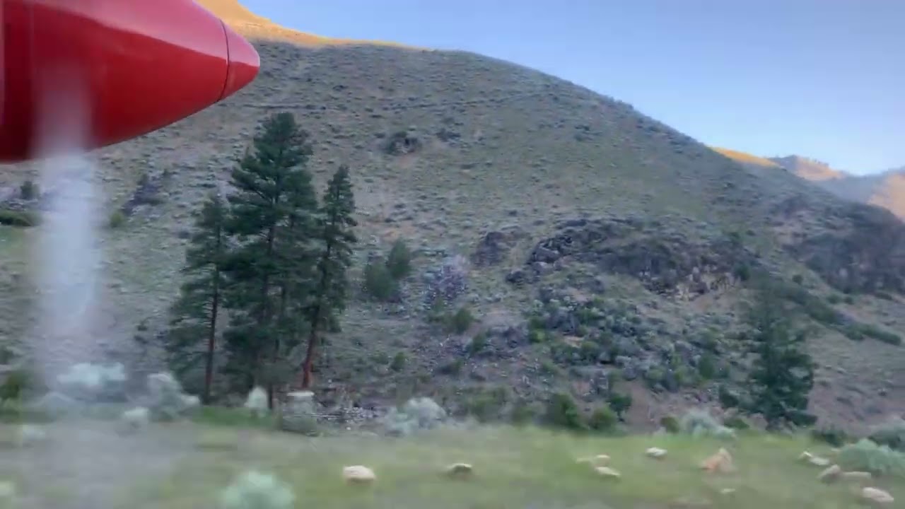 Cougar Ranch backcountry takeoff ￼