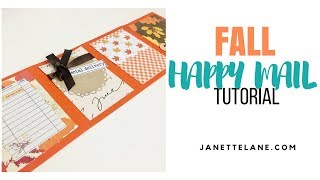 EASY Fall Penpal Mail Folder Idea