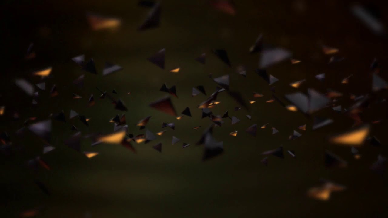 1H GLASS TRIANGULES FALLING FROM THE SKY - LOOPS FOR YOUR SCREEN - YouTube