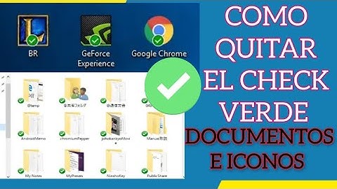 Como quitar check verde ✅️ de la sincronizacion de tus archivos programas o accesos directos.