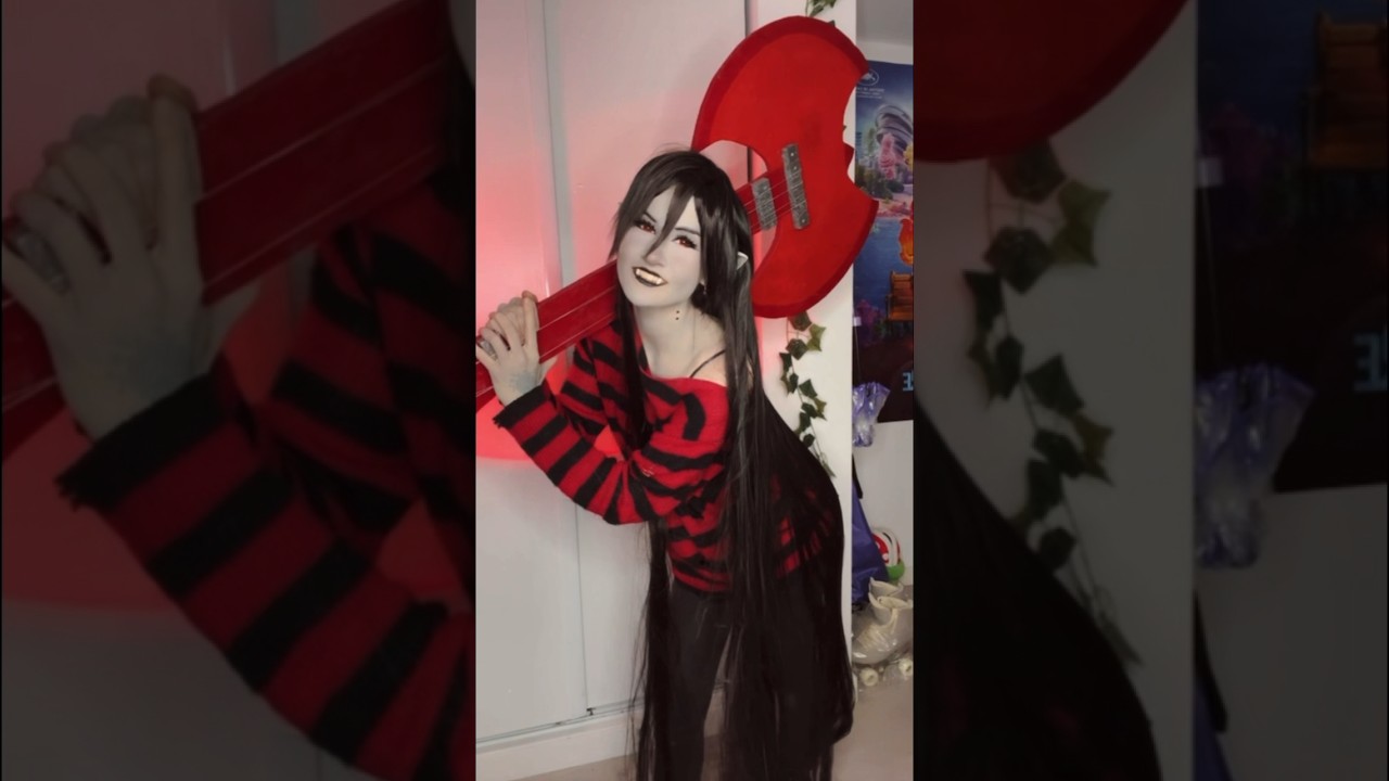 Marceline the vampire queen in Adventure Time 🖤 #cosplay