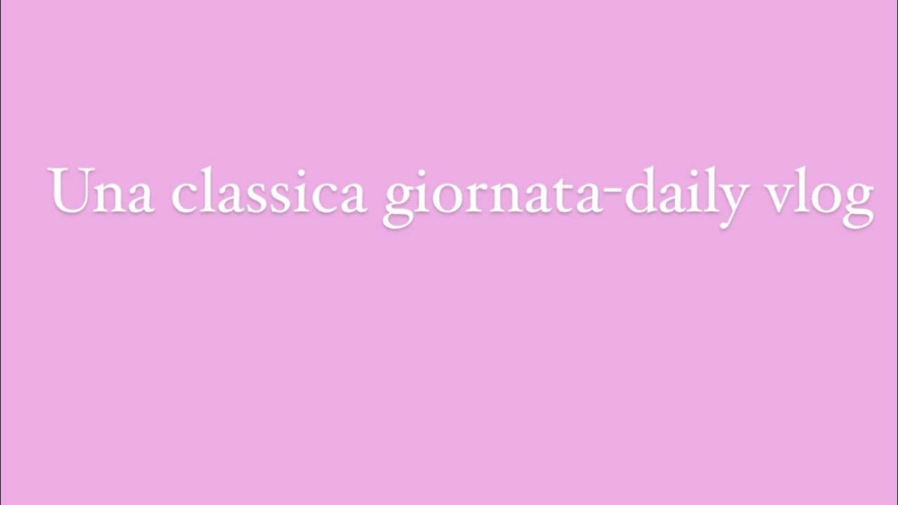 Una classica giornata scolastica- daily vlog🫶🏻