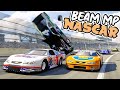 Multiplayer BeamNG NASCAR Racing With Camodo! - BeamNG MP Mod - Crash Racing