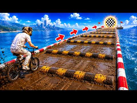 EXTREME MUD SPEED BUMPS CHALLENGE in GTA 5! 😱