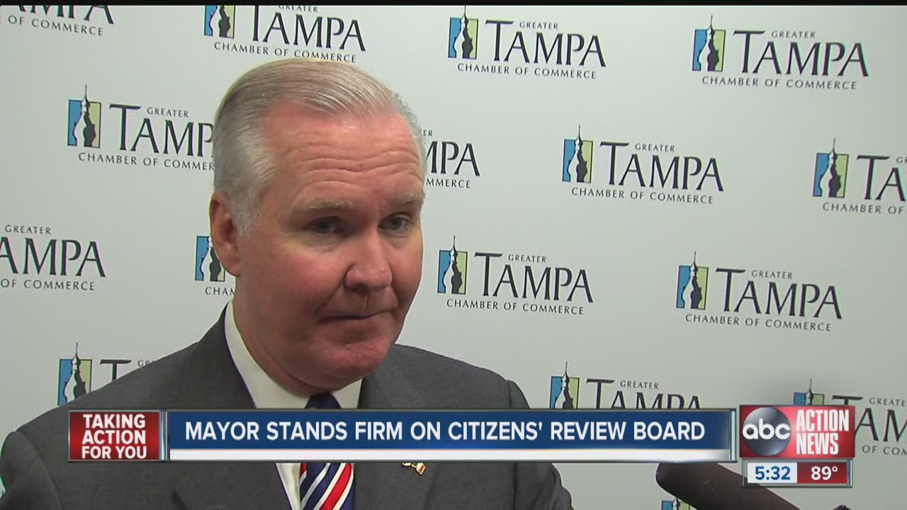 Tampa Mayor Bob Buckhorn holds firm on creation of Citizens Review Board