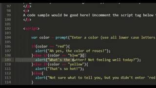 Part 5 -  IF Statements in JavaScript