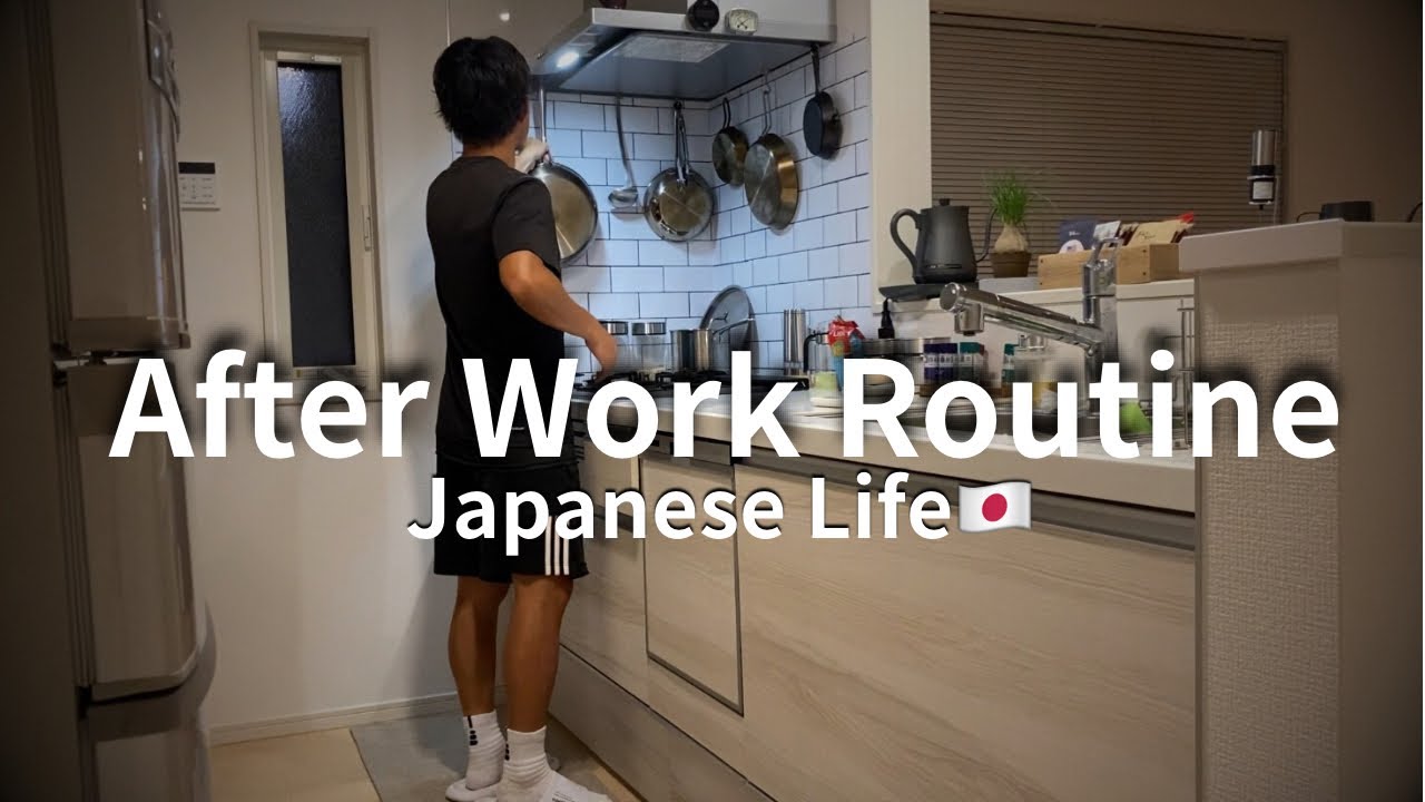After Work Routine in Japan | Simple Dinner & Relaxing Evening 🌙