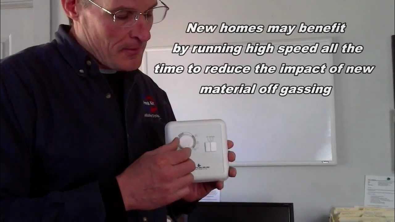 Venmar Constructo Controller Instructions - YouTube