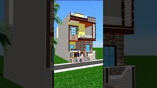 16×40 Duplex House Design, 16×40 House Plan, 640 SQFT House Plan, 71 Guj House Plan,#shorts
