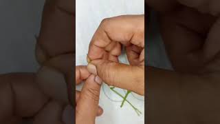 Beautiful Hand Embroidery Flower Design #embroideryart #embroidery #handembroidery