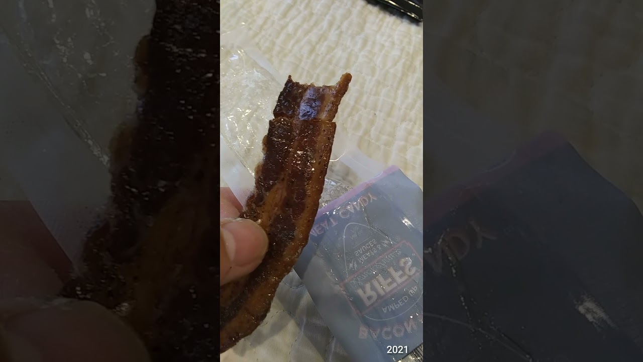 BACON ON THE GO AMPED UP RIFFS SMOKEHOUSE MEATS & SAUCES MEAT CANDY Sweet (First Impressions)