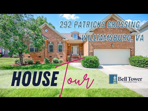 292 Patricks Crossing, Williamsburg, VA home video tour