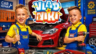 Vlad and Niki Become Car Mechanics! 🚗🔧 | Fun Car Repair Adventure screenshot 5