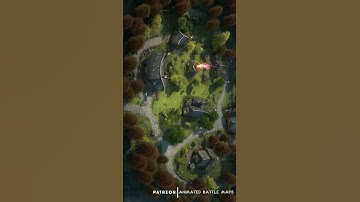 D&D | Fey Village Part 1 Grid | Animated Battle Maps