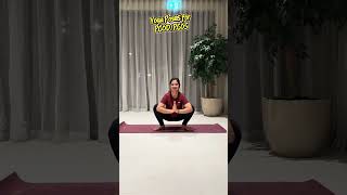 Yoga for PCOD &amp; PCOS helps balance hormones, reduce stress. #yogapostures #weightloss #yogaforwomen