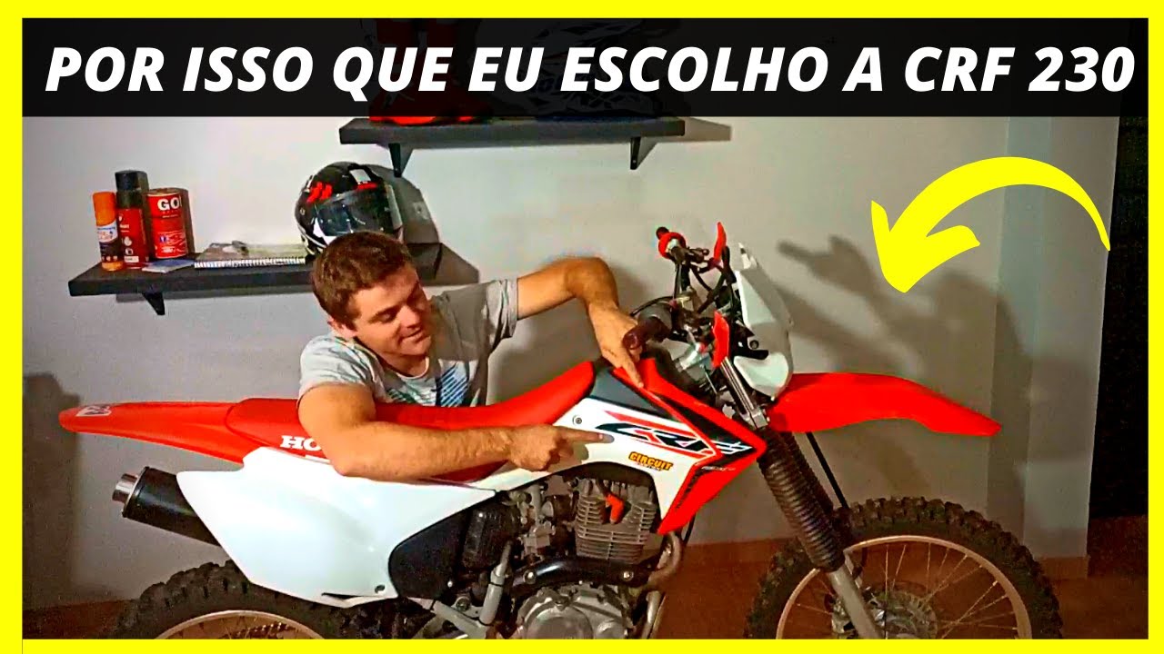 ESSA É A MINHA NOVA MOTO DE MOTOCROSS * CRF 230 * 